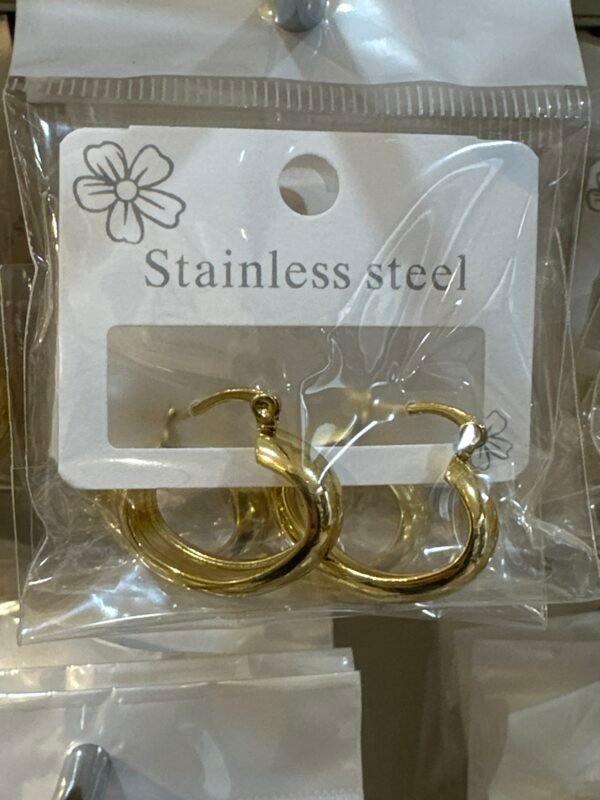 Boucles d’oreilles acier inoxydable