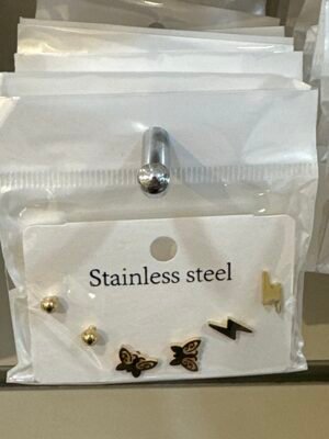 Boucles d’oreilles acier inoxydable