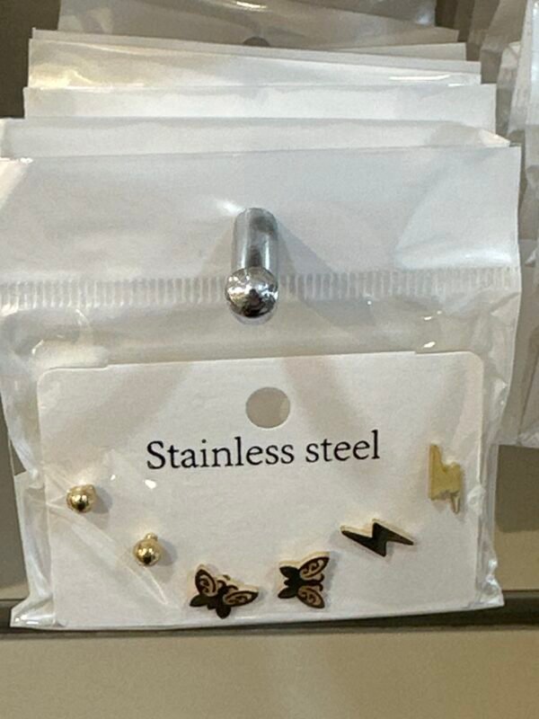 Boucles d’oreilles acier inoxydable