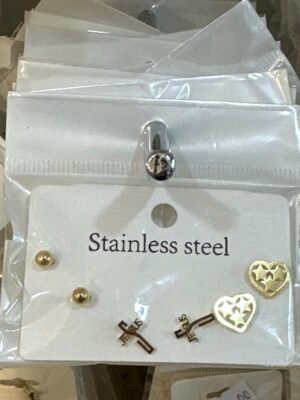 Boucles d’oreilles acier inoxydable