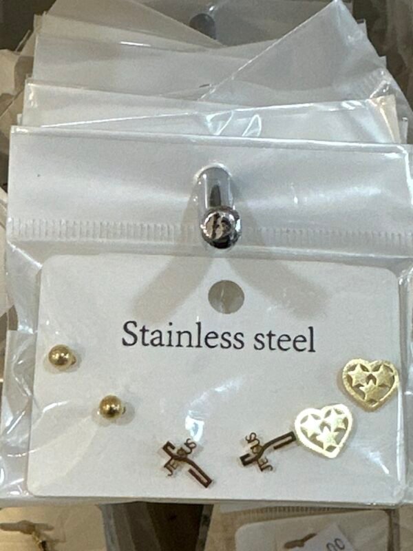 Boucles d’oreilles acier inoxydable