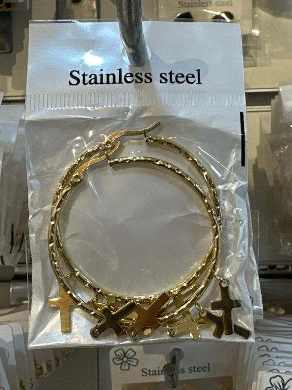 Boucles d’oreilles acier inoxydable