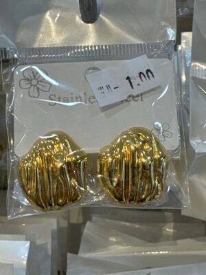 Boucles d’oreilles acier inoxydable