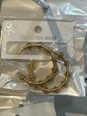 Boucles d’oreilles acier inoxydable