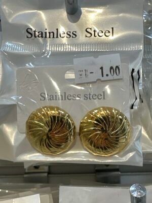 Boucles d’oreilles acier inoxydable