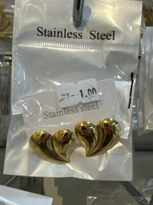 Boucles d’oreilles acier inoxydable
