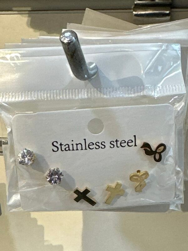 Boucles d’oreilles acier inoxydable