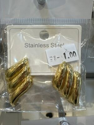 Boucles d’oreilles acier inoxydable