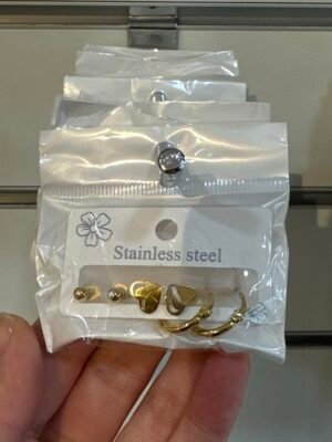 Boucles d’oreilles acier inoxydable