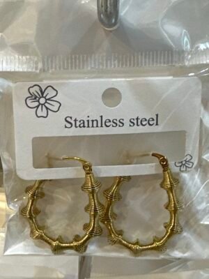 Boucles d’oreilles acier inoxydable