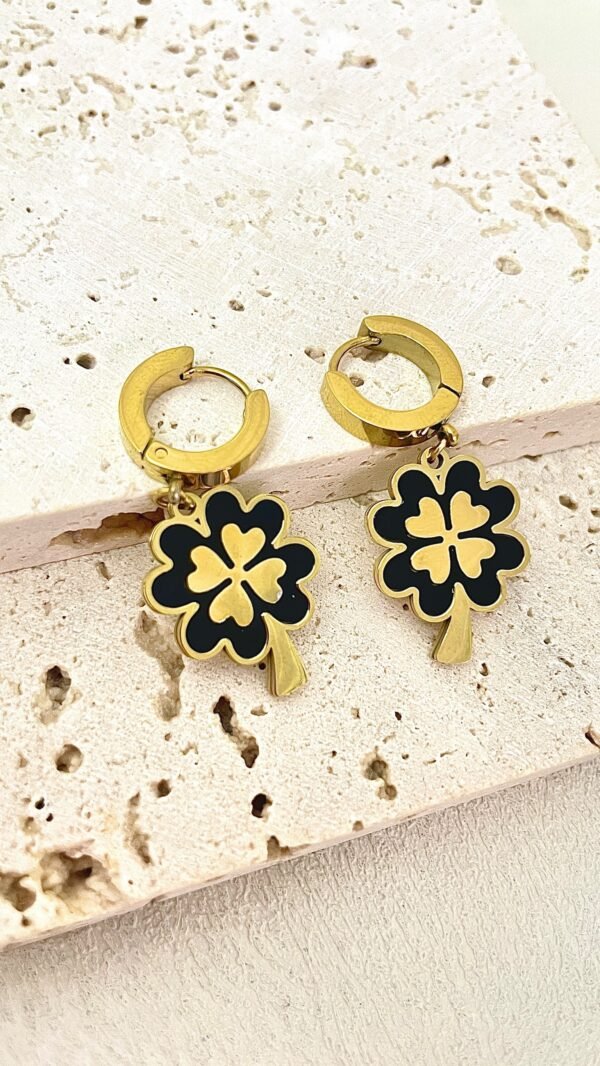 Boucles d’oreilles acier inoxydable – Image 2