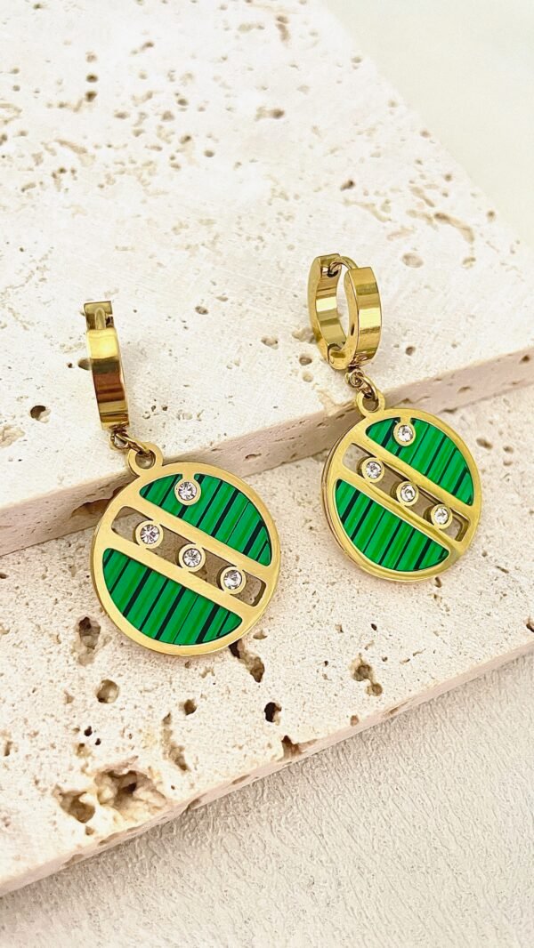 Boucles d’oreilles acier inoxydable – Image 2