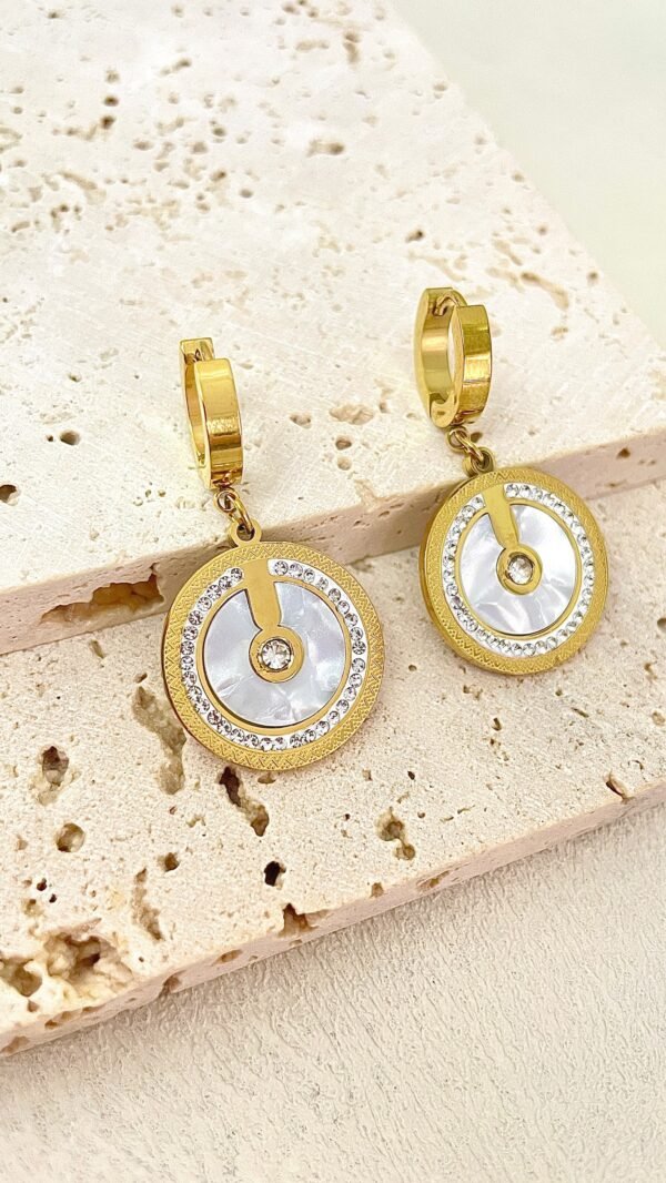 Boucles d’oreilles acier inoxydable – Image 2