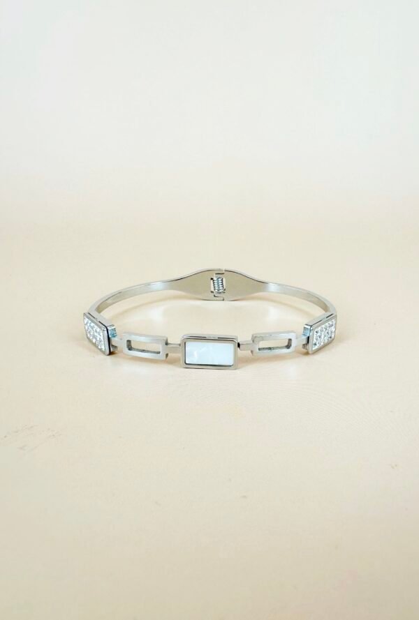 Bracelet jonc en acier inoxydable
