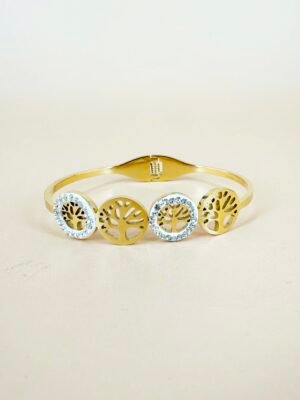 Bracelet jonc en acier inoxydable