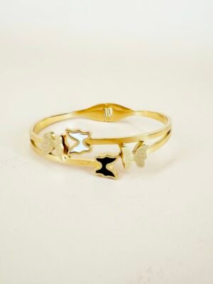 Bracelet jonc en acier inoxydable