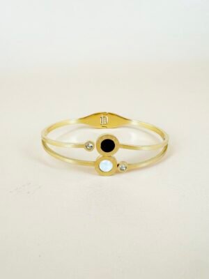 Bracelet jonc en acier inoxydable