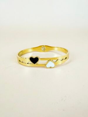 Bracelet jonc en acier inoxydable