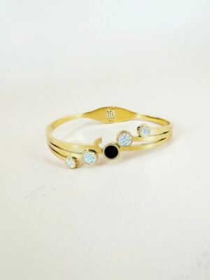 Bracelet jonc en acier inoxydable