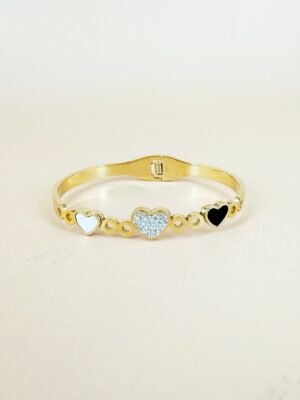 Bracelet jonc en acier inoxydable