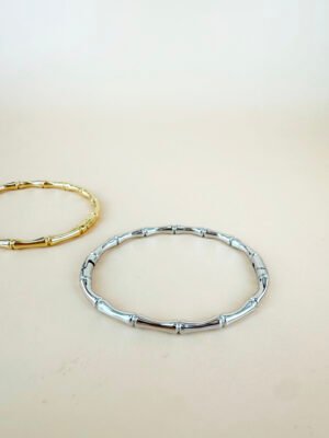 Bracelet jonc en acier inoxydable