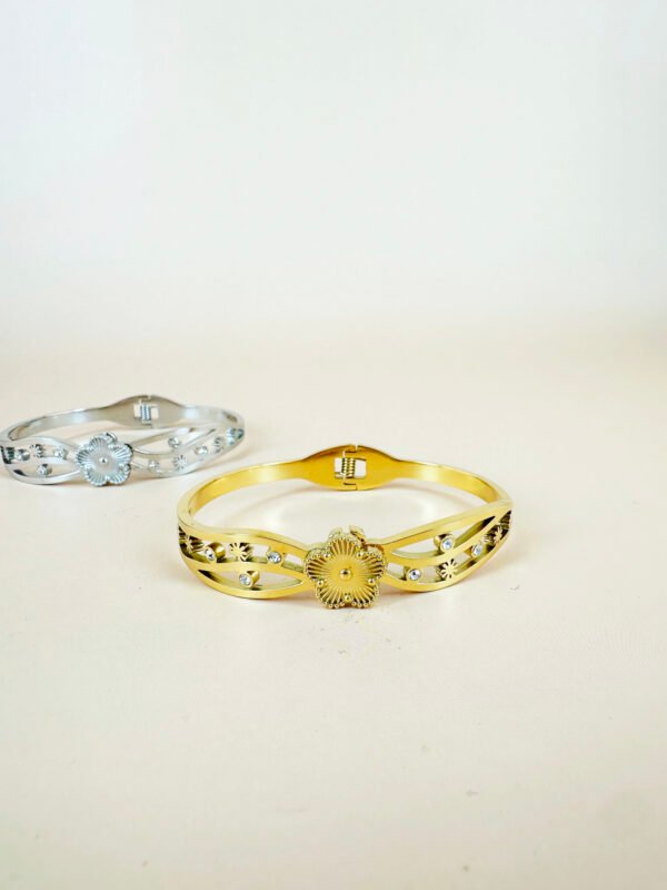 Bracelet jonc en acier inoxydable
