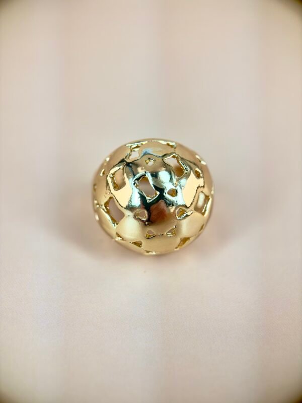 Bague Boule Motif – Image 2