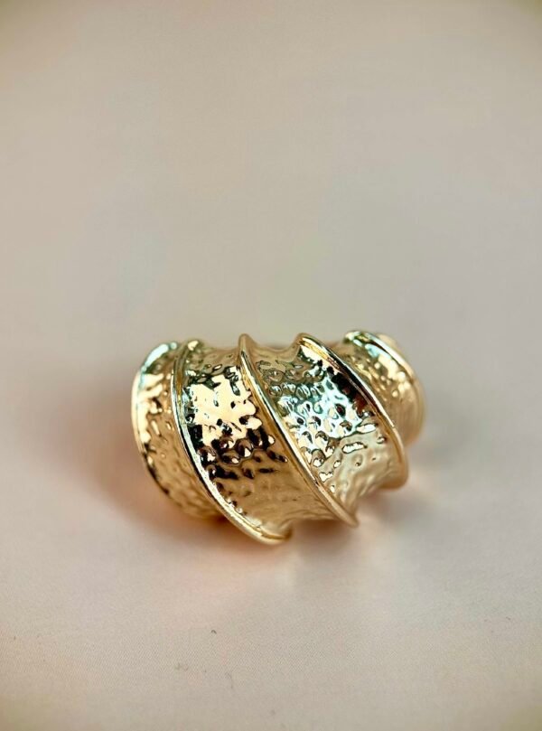 Bague épaisse motif