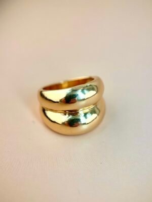 Bague double jonc