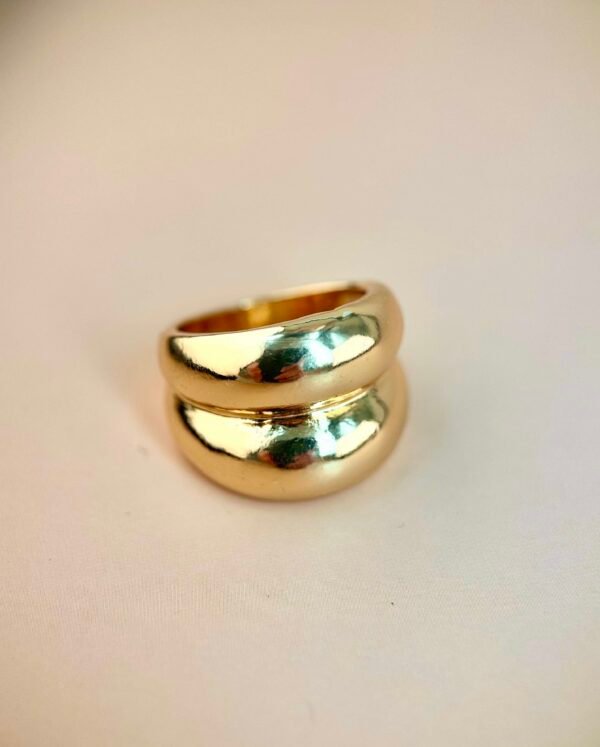 Bague double jonc