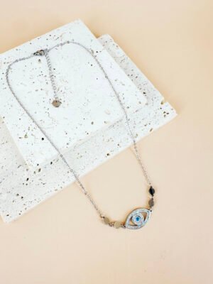 Collier Acier Inoxydable Oeil
