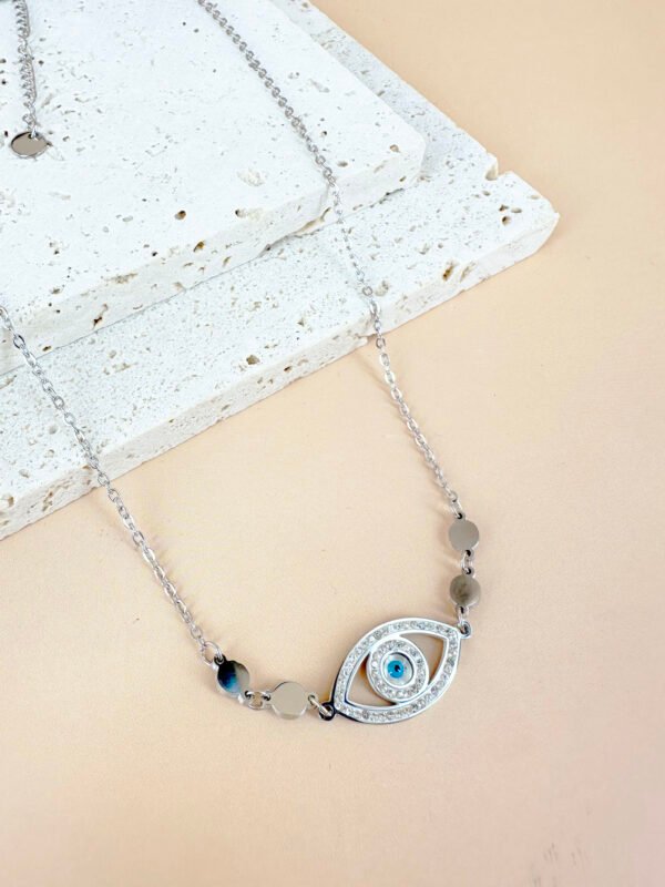 Collier Acier Inoxydable Oeil – Image 3