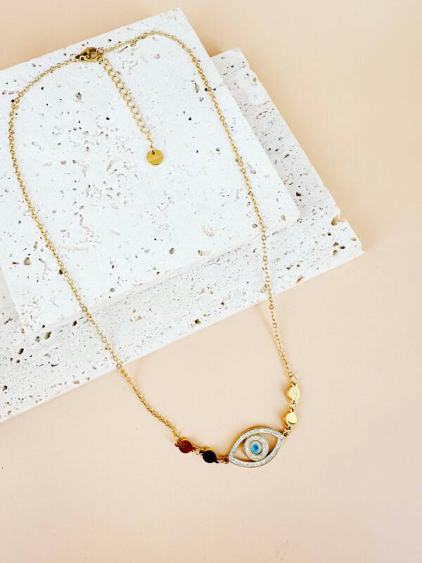 Collier Acier Inoxydable Oeil