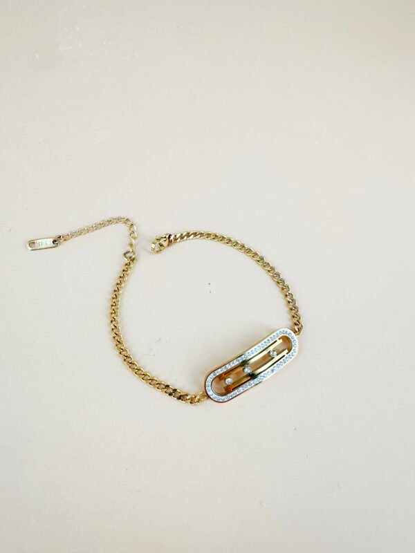 Bracelet Acier Inoxydable strass