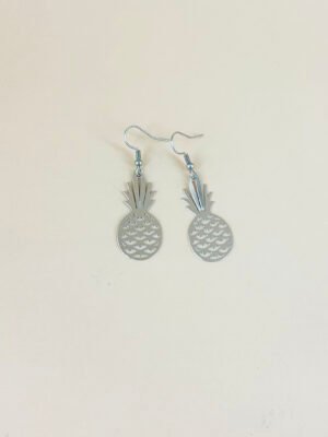 Boucles d’oreilles ananas filigranes acier inoxydable