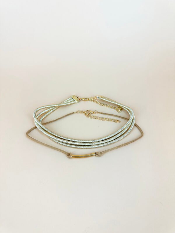 Collier Ras cou fil brillant