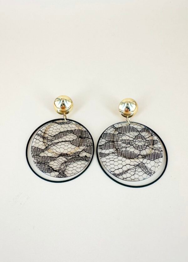 Boucles d'oreilles dentelle
