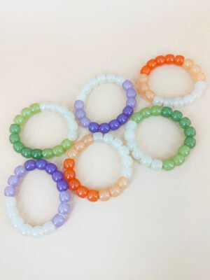 Lot de 12 Bracelets Perles
