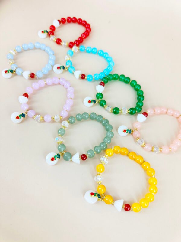 Lot de 12 Bracelets Perles style asiatique