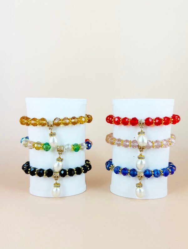 Lot de 12 Bracelets Perles