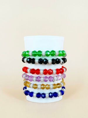Lot de 12 Bracelets Perles