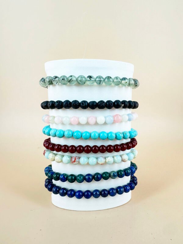 Lot de 12 Bracelets pierre mixte