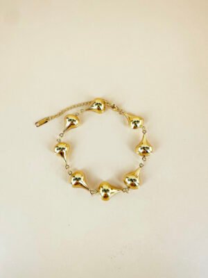 Bracelet goutte en acier inoxydable