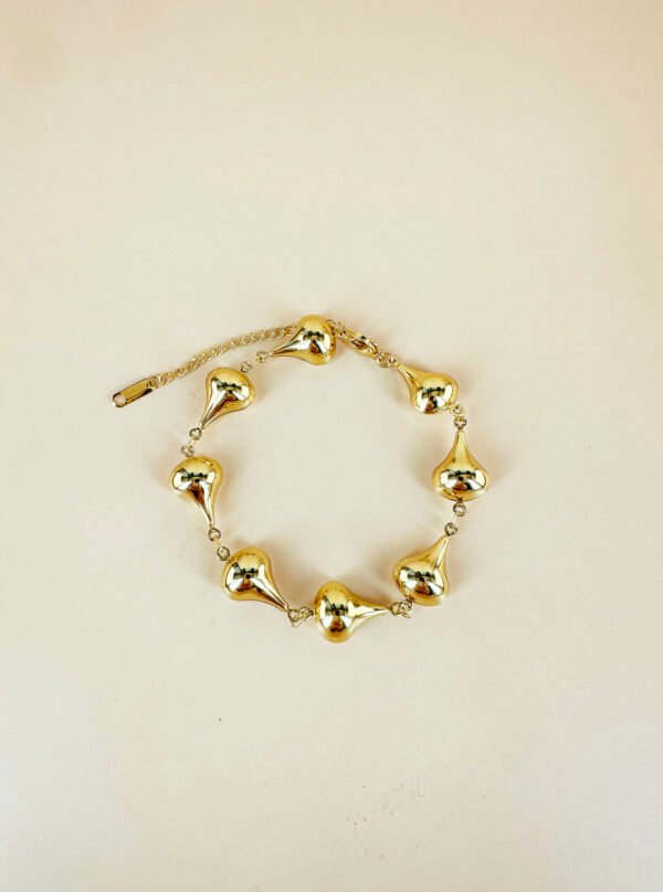 Bracelet goutte en acier inoxydable