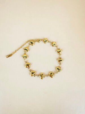 Bracelet coeur en acier inoxydable