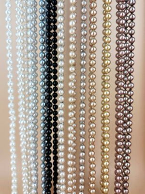 Sautoir Perles 8mm longueur 1m20