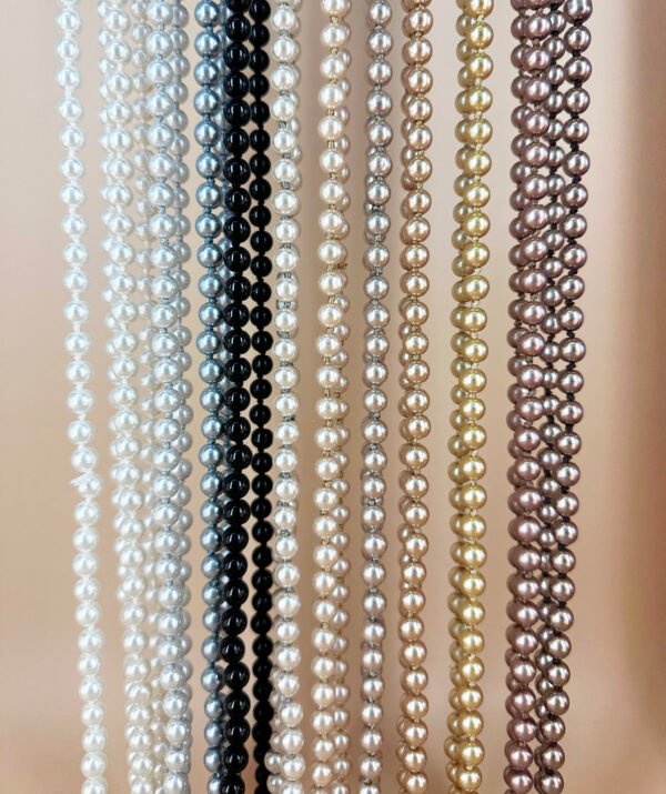 Sautoir Perles 8mm longueur 1m20