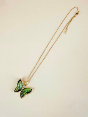 Collier papillon en acier inoxydable