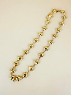 Collier trèfle en acier inoxydable