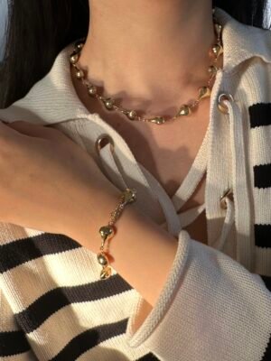 Collier goutte en acier inoxydable